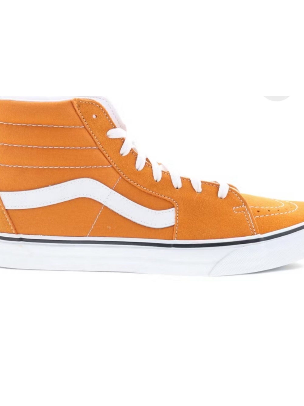 Vans Sk8-Hi Desert Sun Orange White Skate Shoes Sneakers